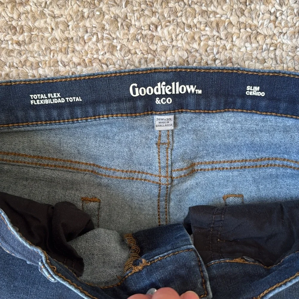 Goodfellow & Co Navy Denim Jeans - Picture 3 of 5